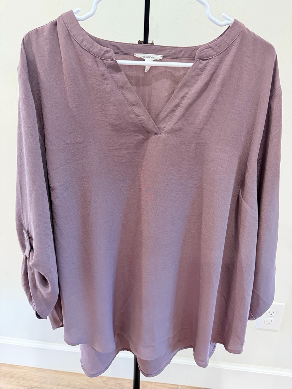 Maurices Dusty Mauve Blouse | Size 2X